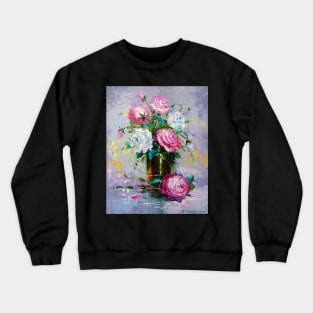 A bouquet of morning roses Crewneck Sweatshirt